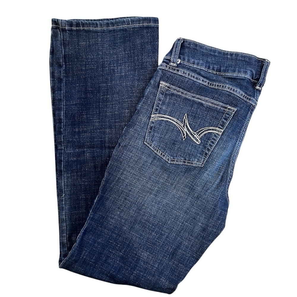 Wrangler Women's Dark Blue Bootcut Jeans - Picture 2 of 4